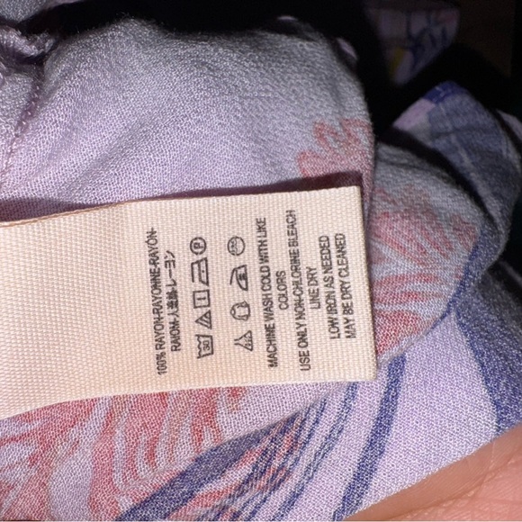 Free people clear skies printed floral tunic dress/ Small - Picture 6 of 7